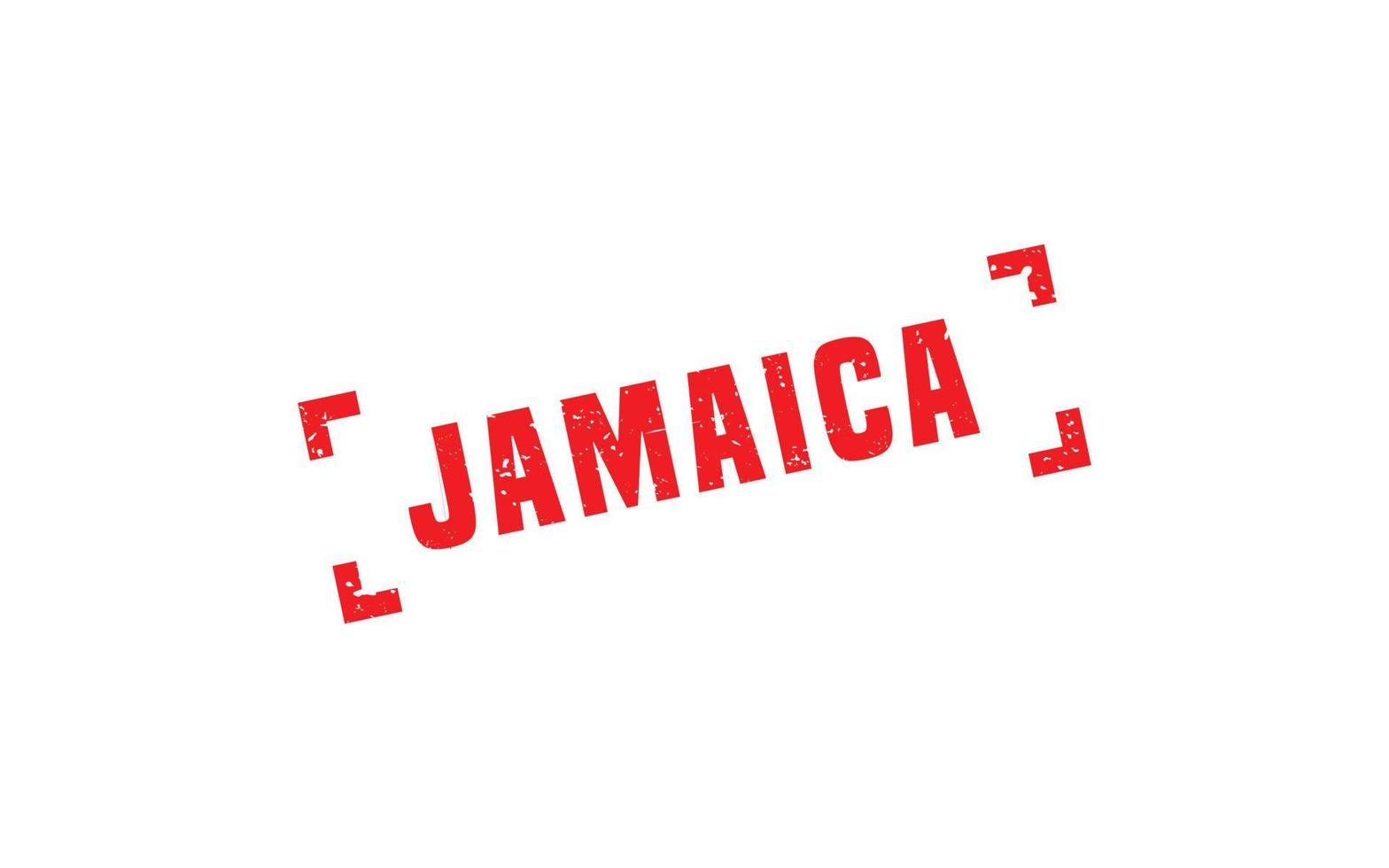 goma de sello jamaica con estilo grunge sobre fondo blanco vector