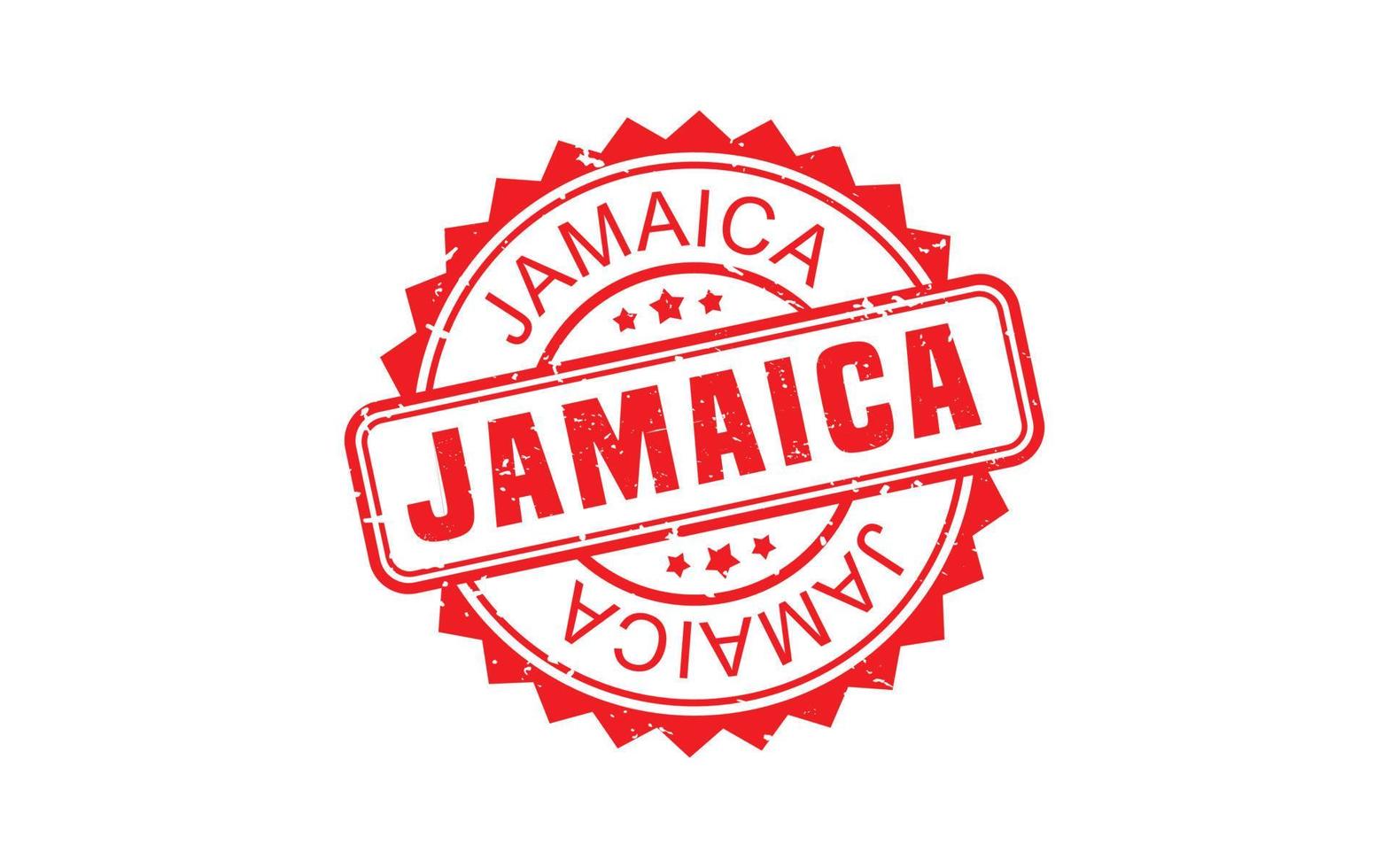 JAMAICA stamp rubber with grunge style on white background vector