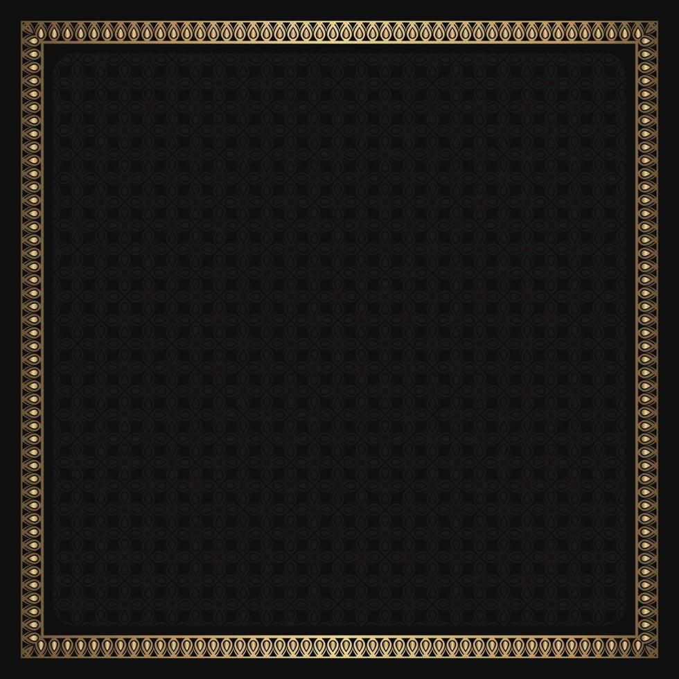 floral pattern, with vintage frame vector