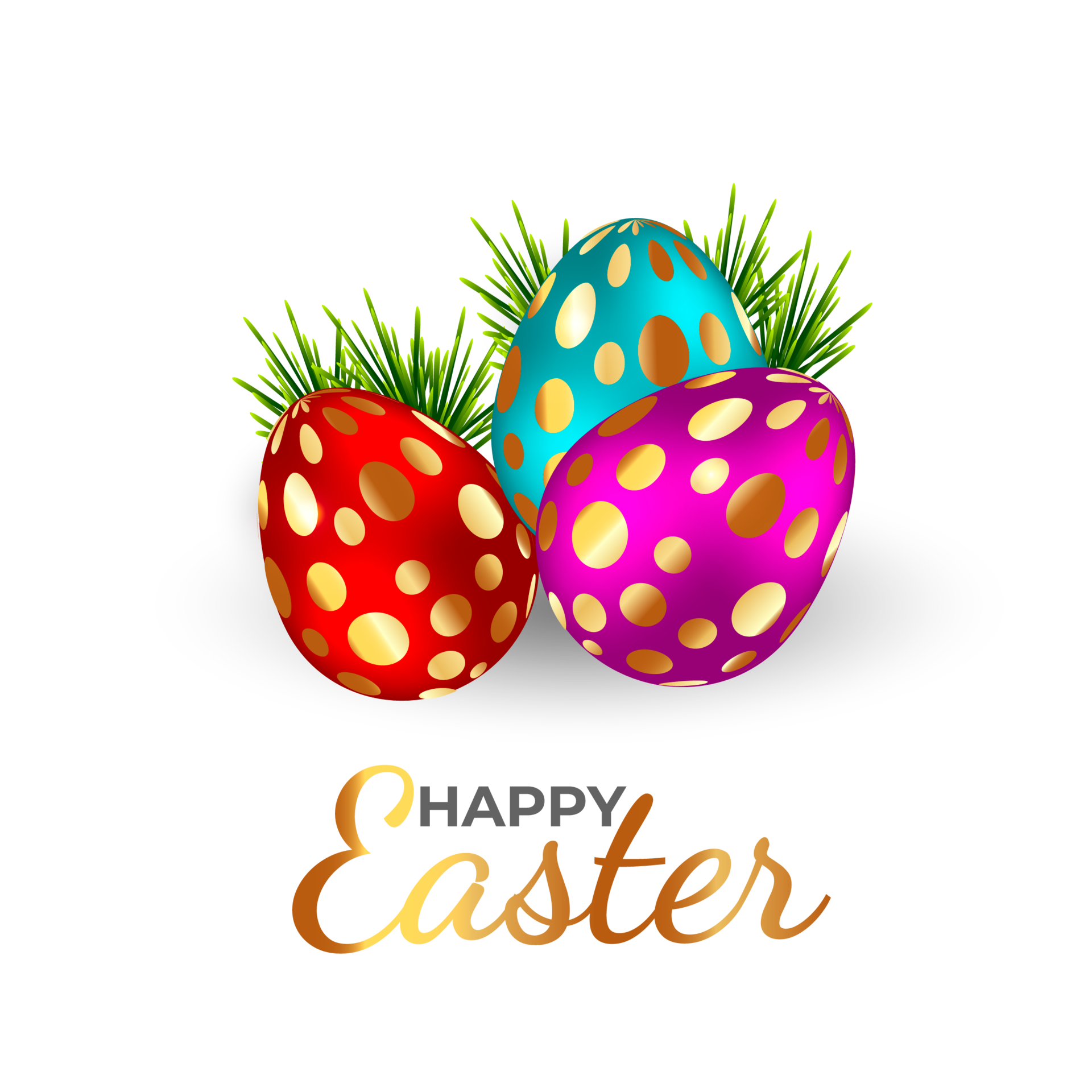 Free: Easter eggs and happy, PNG picture 