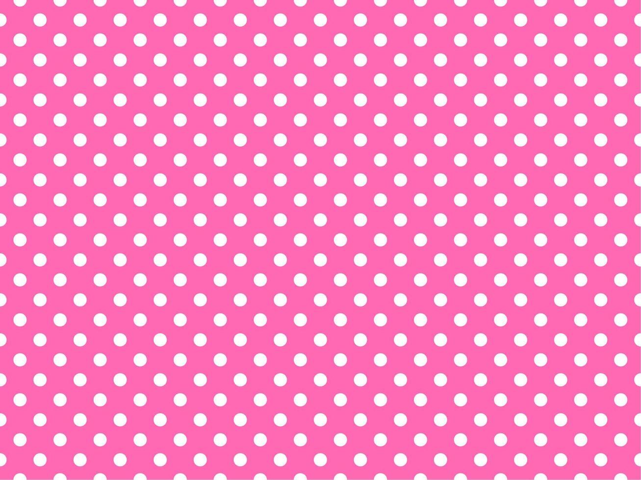 white polka dots over hot pink background vector