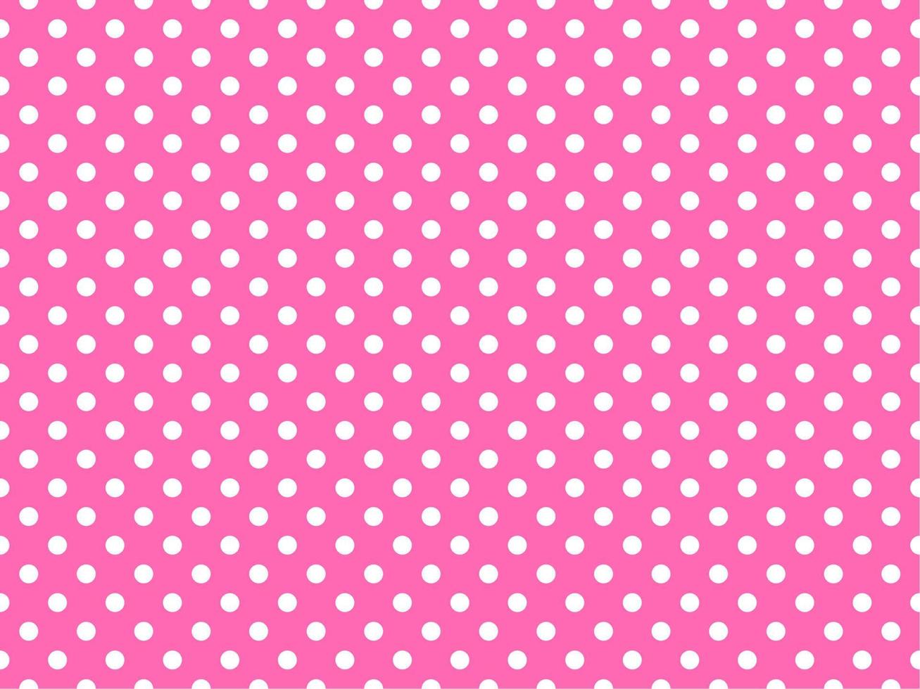 white polka dots over hot pink background vector