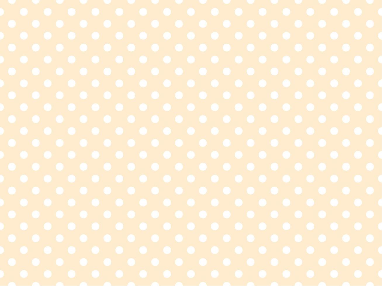 white polka dots over blanched almond background vector