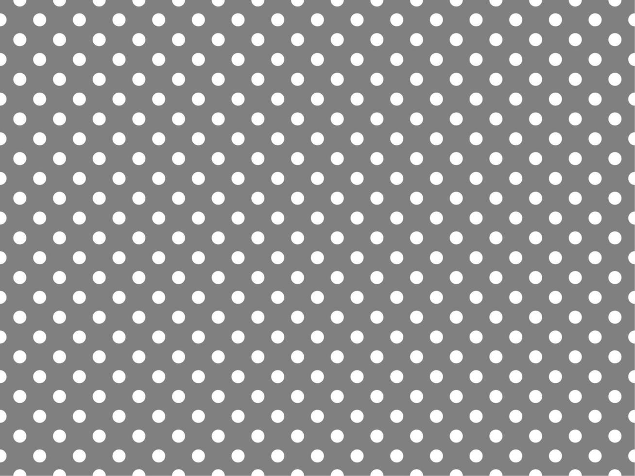 white polka dots over gray background vector