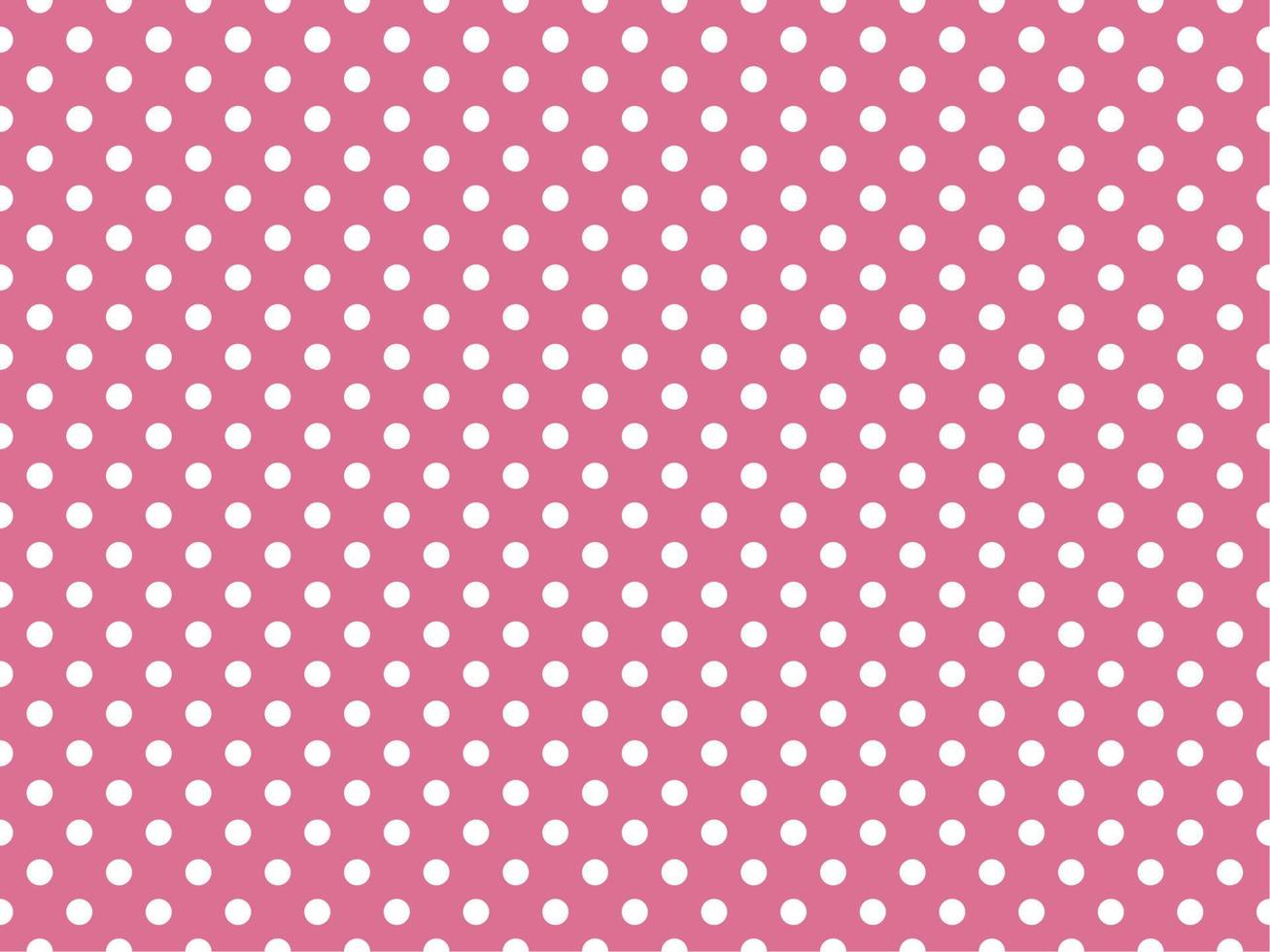 white polka dots over pale violet red background vector