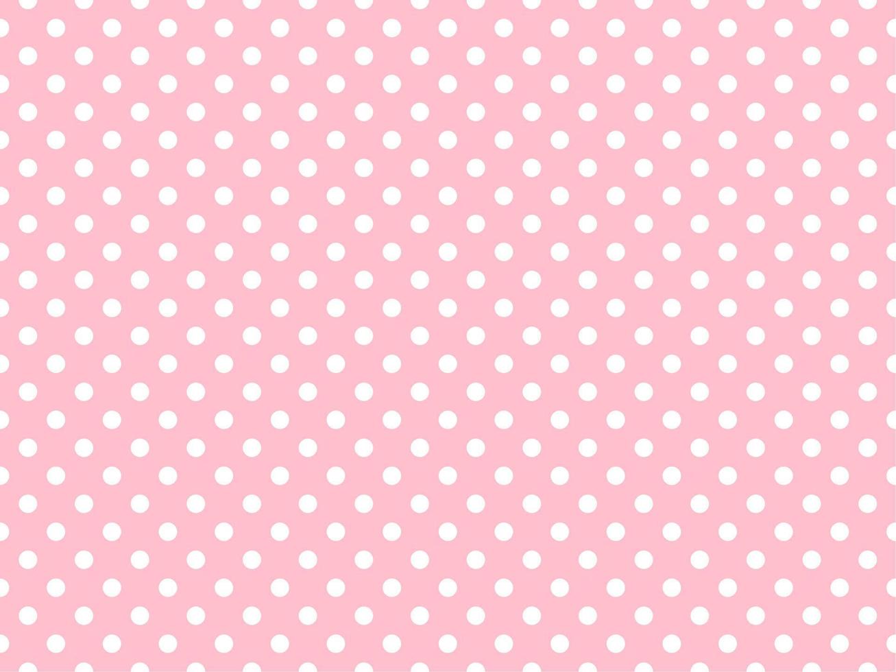 white polka dots over pink background vector