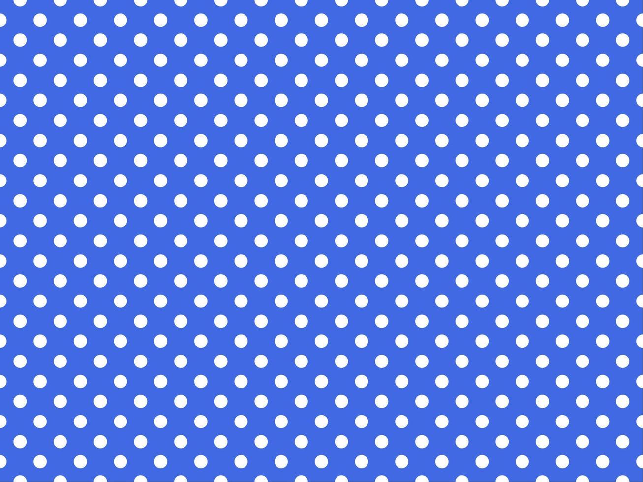 white polka dots over royal blue background vector