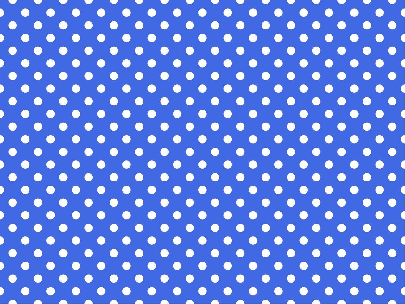 white polka dots over royal blue background vector