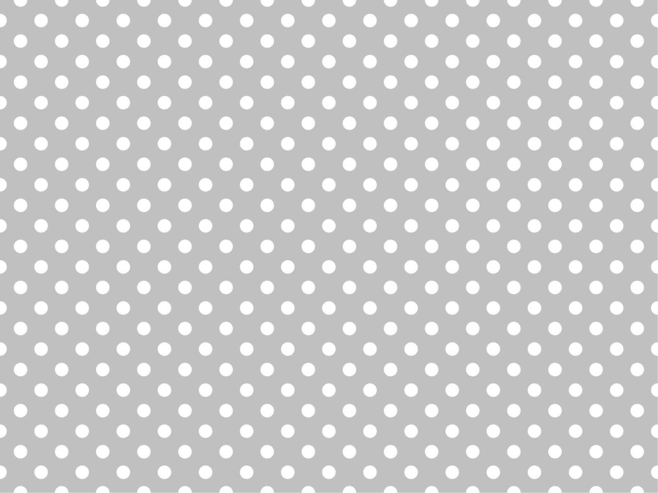 white polka dots over silver background vector