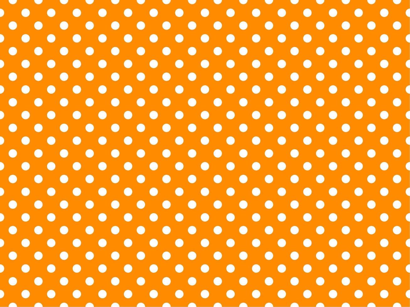 white polka dots over dark orange background vector