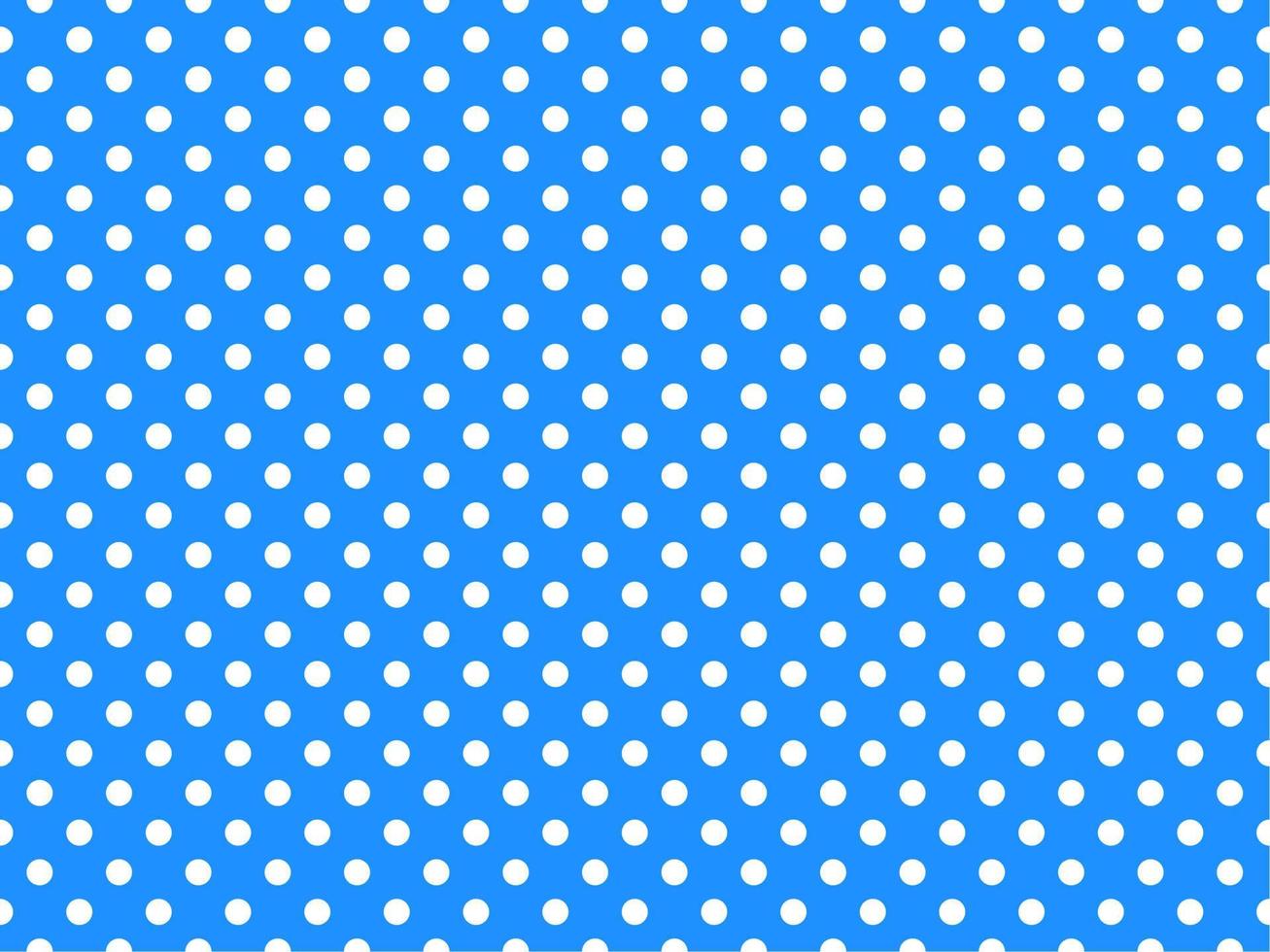 white polka dots over dodger blue background vector