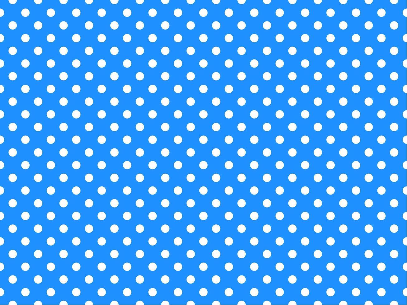 white polka dots over dodger blue background vector