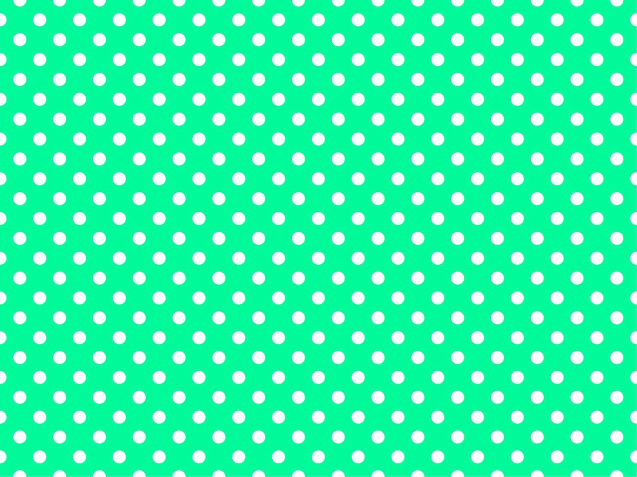 white polka dots over medium spring green background vector