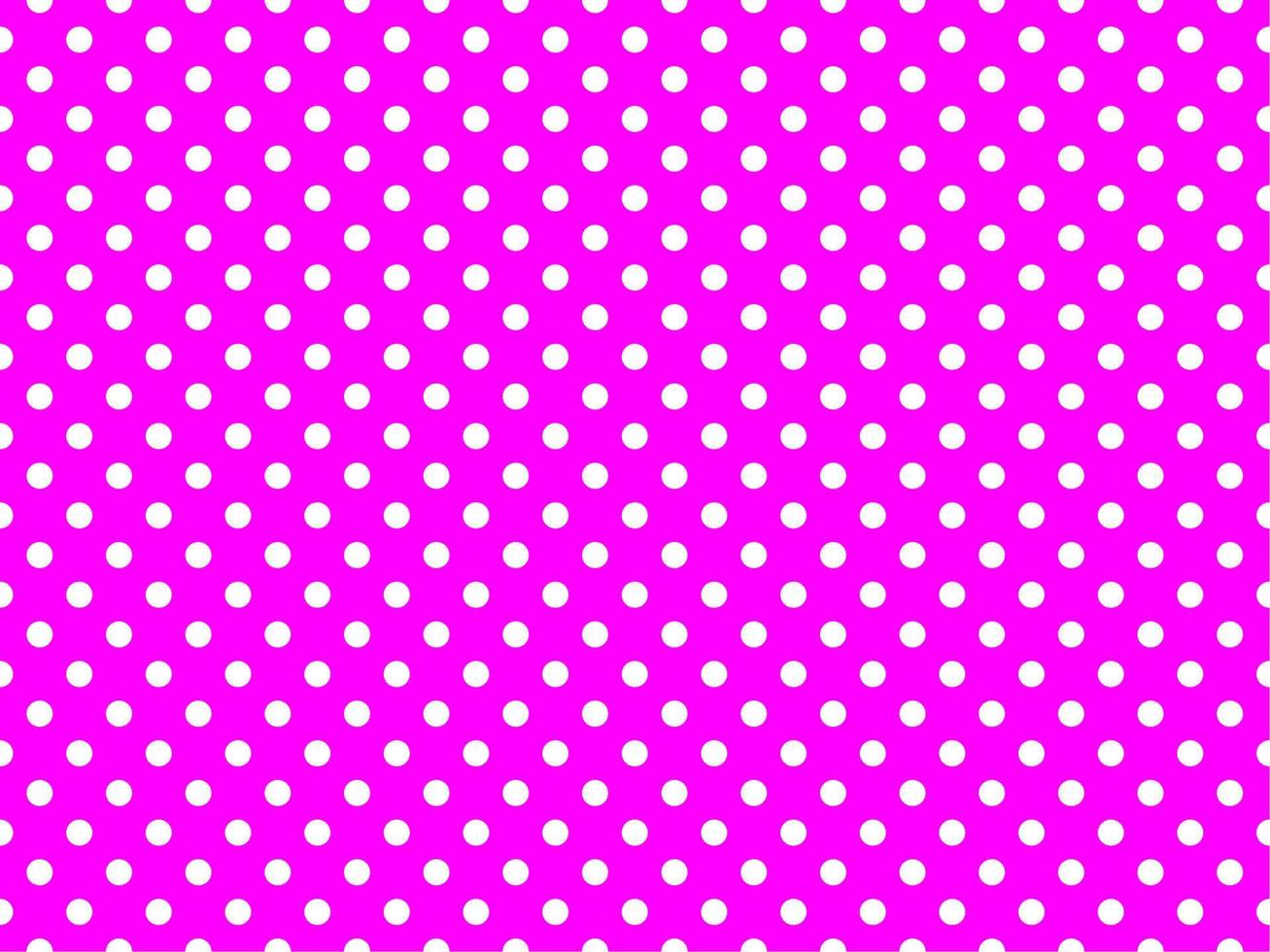 white polka dots over fuchsia background vector