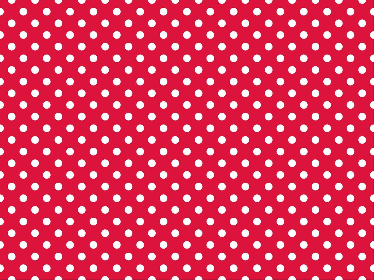 white polka dots over crimson background vector