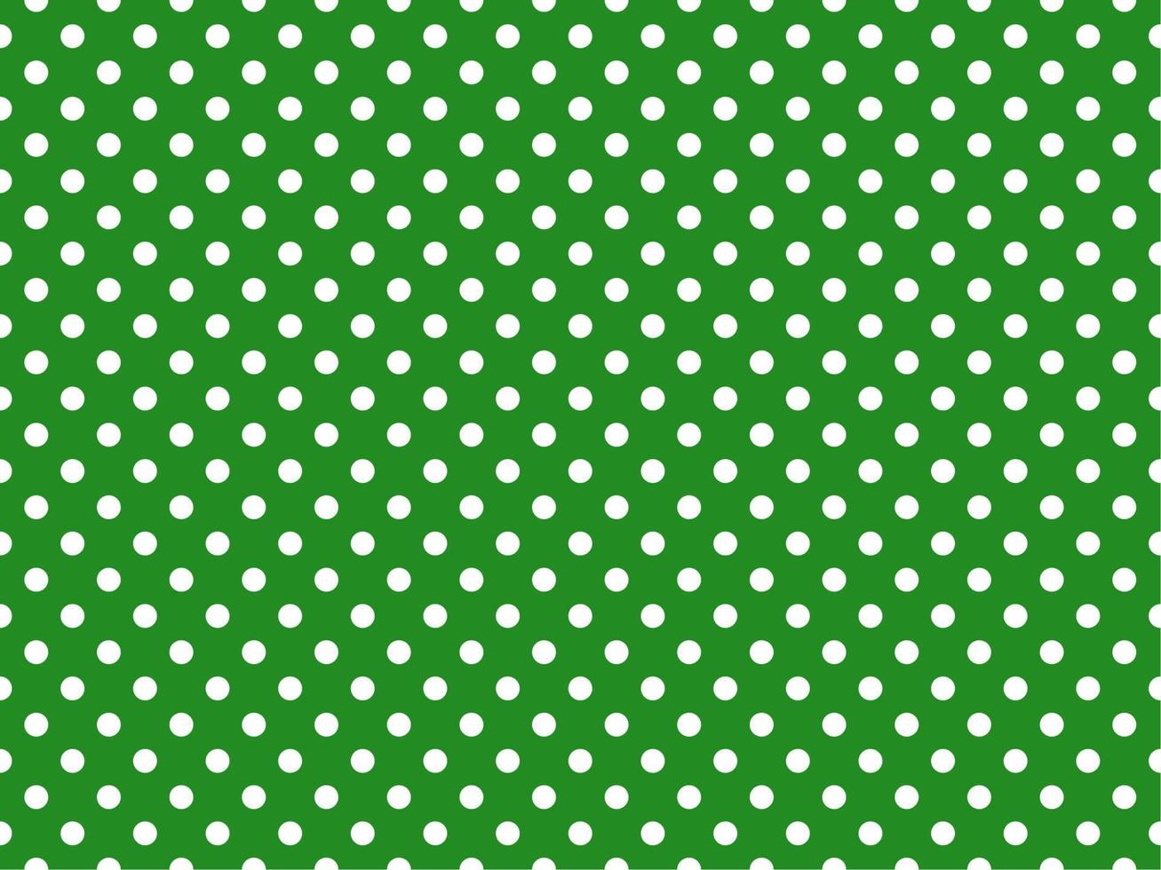 white polka dots over forest green background vector