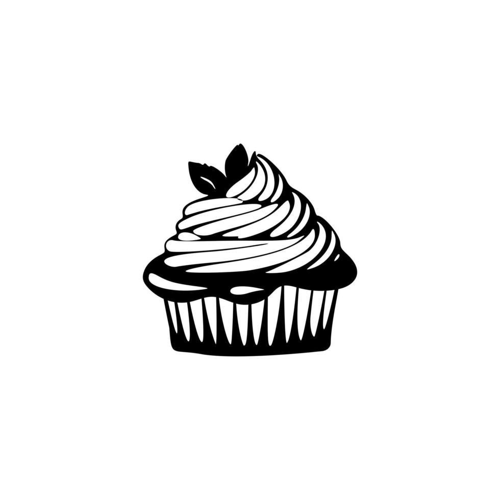 Beautifully designed Cake Logo. Ideal for bakeries, pastry shops and any business related to desserts and sweets. vector