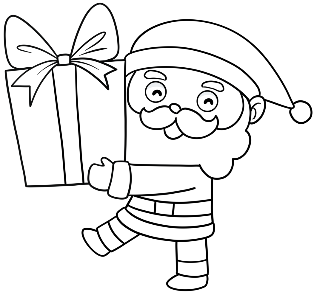 cute cartoon santaclaus merry christmas png