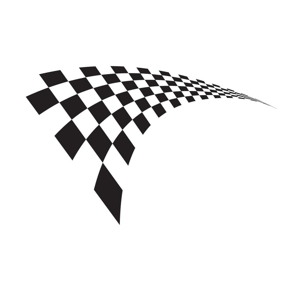 Race flag icon design vector
