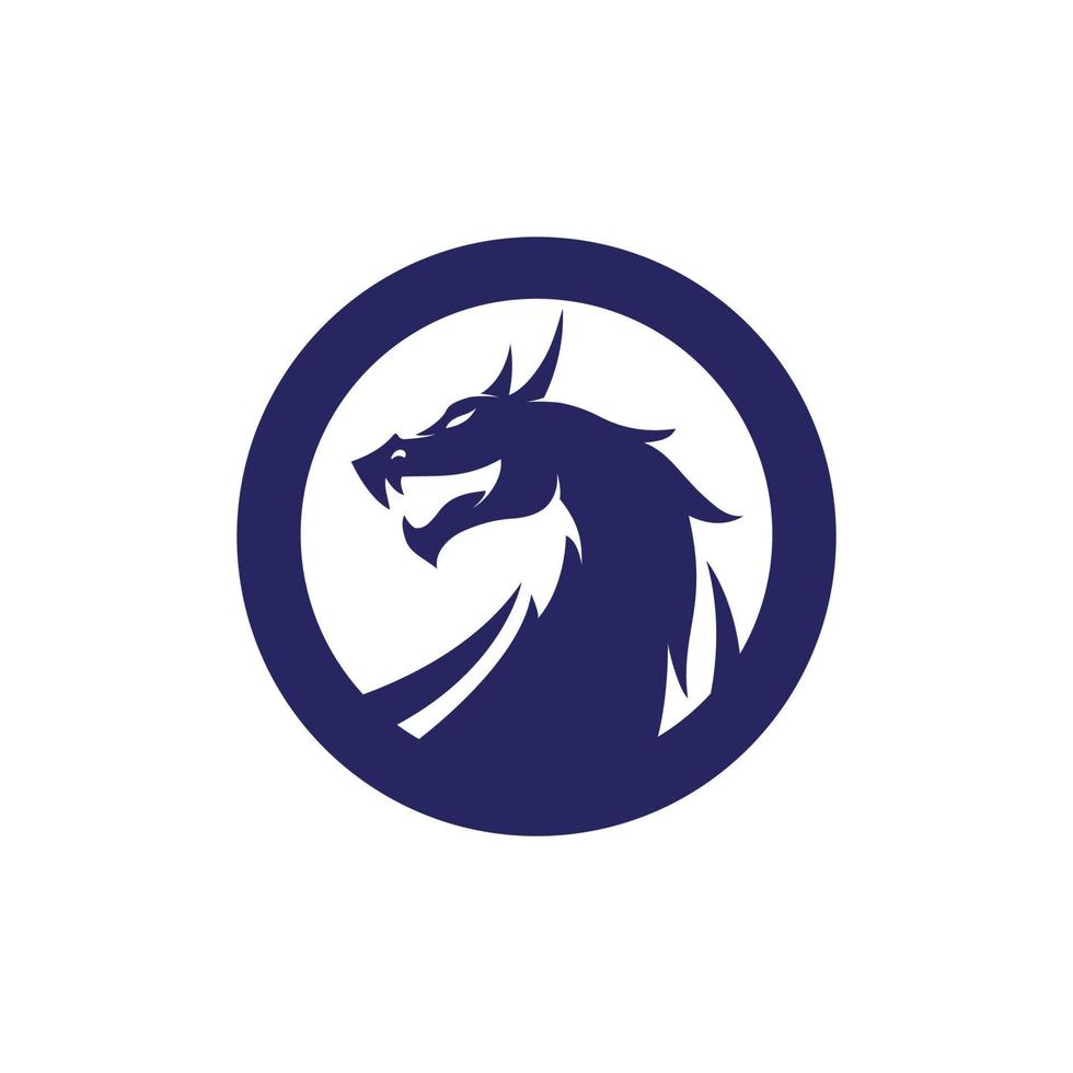 Dragon vector icon illustration