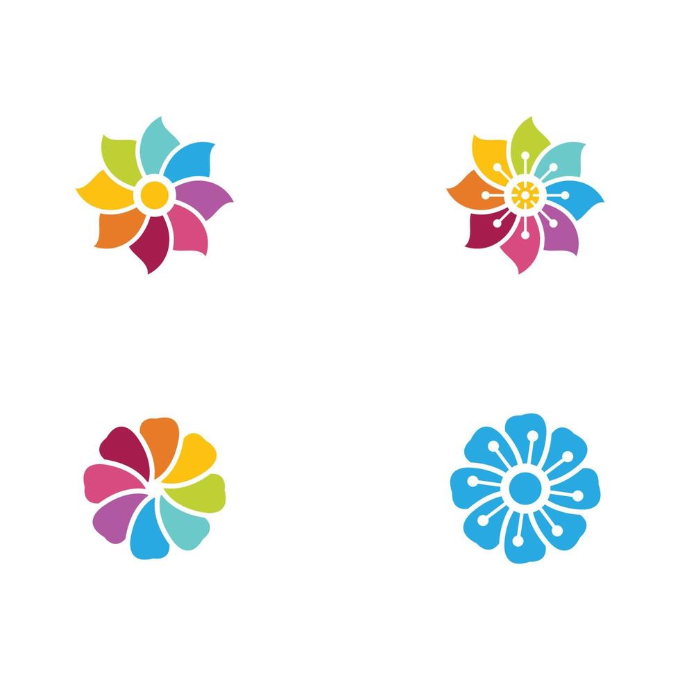 flower vector icon design