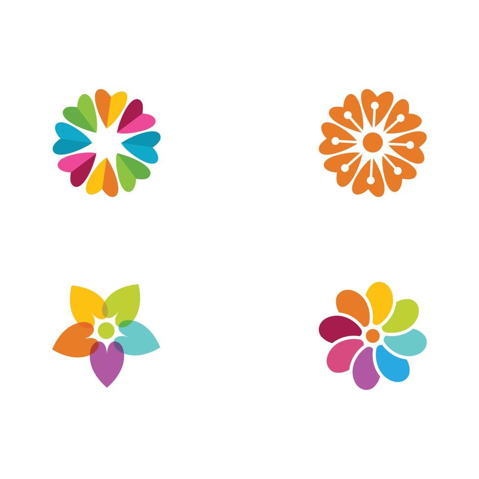 flower vector icon design