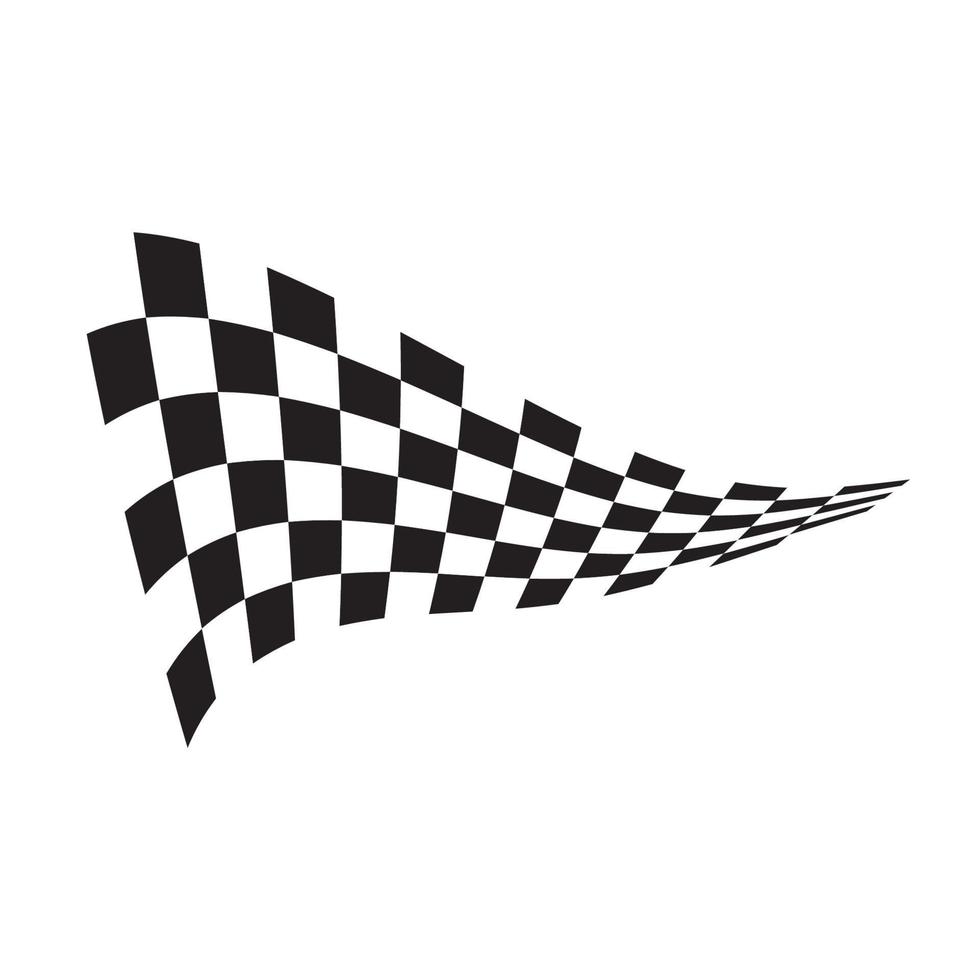 Race flag icon design vector