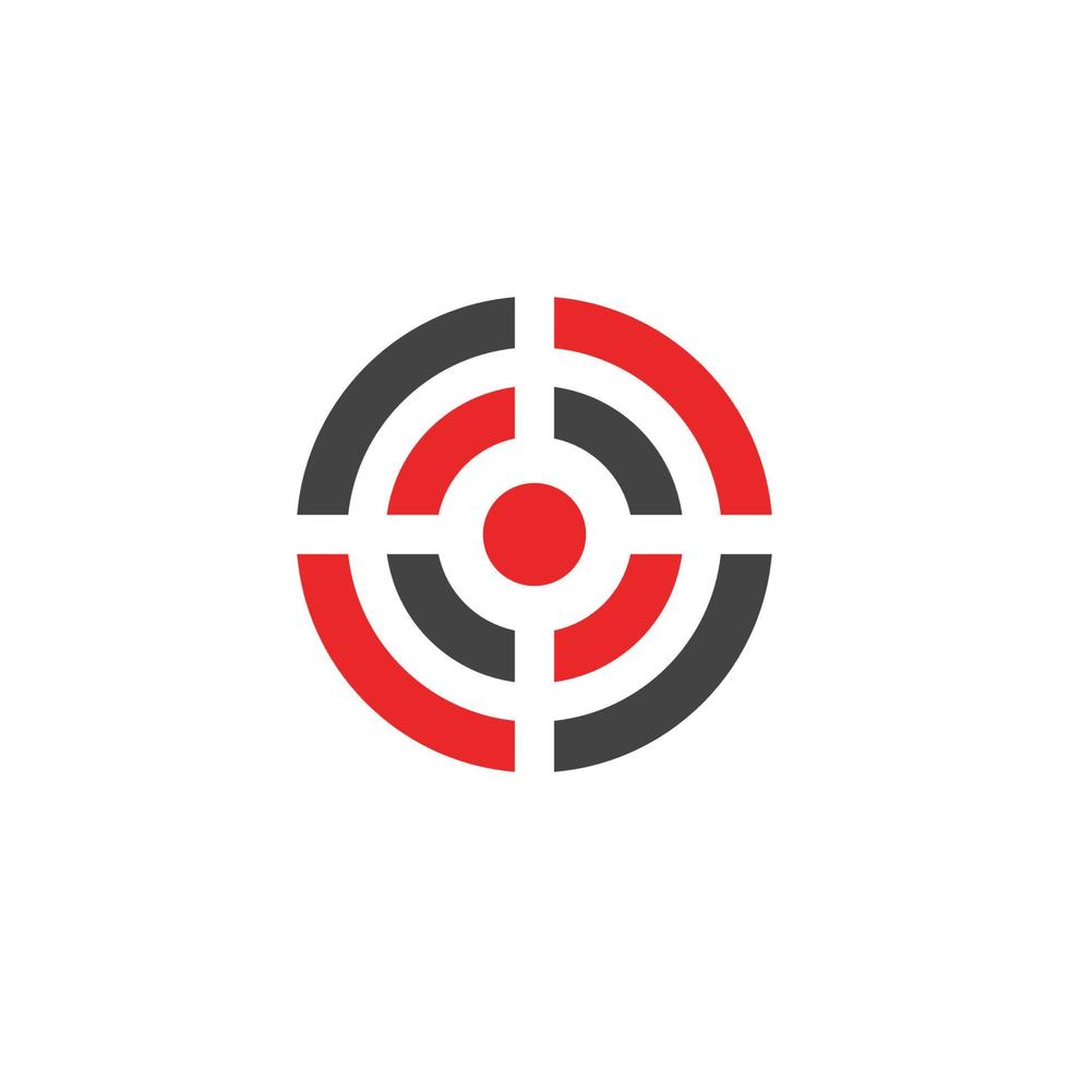 Target logo icon illustration design vector