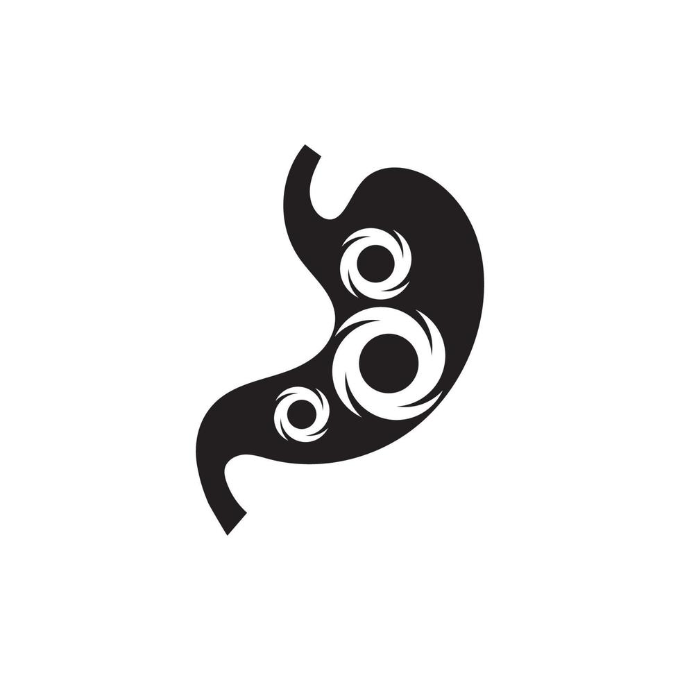 stomach care icon designs vector