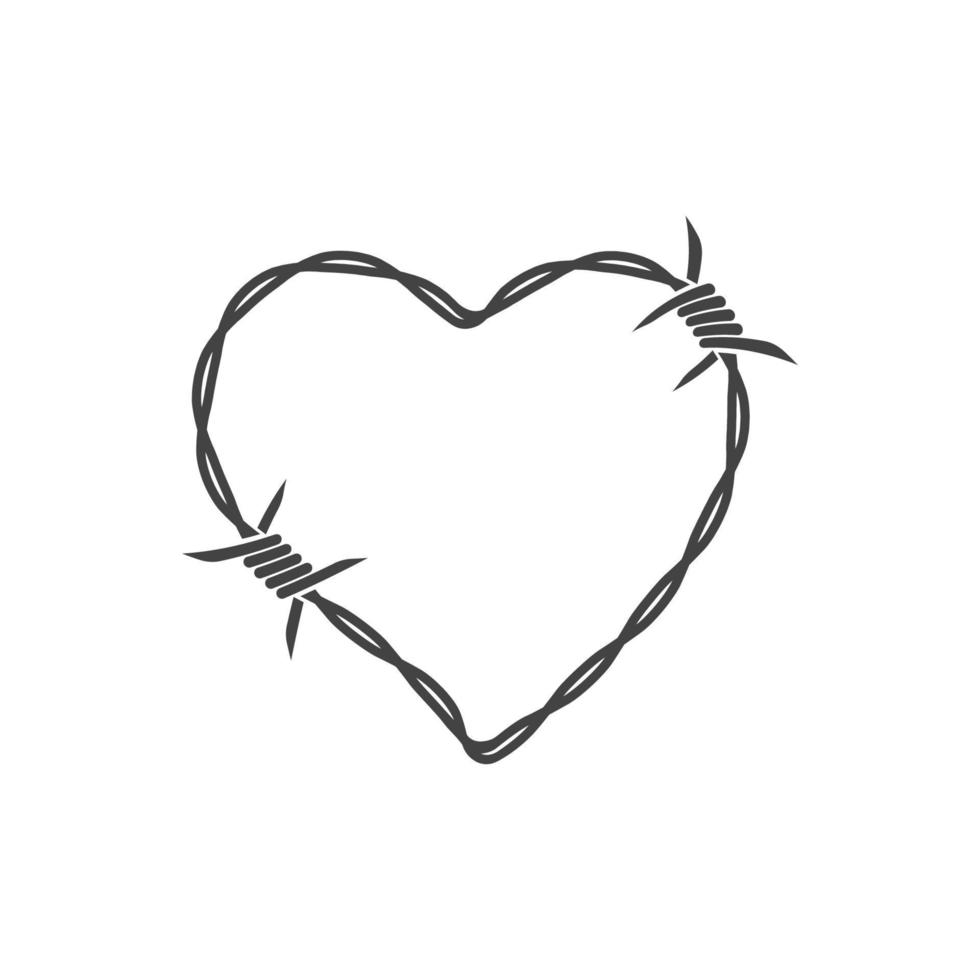 barbed wire vector illustration