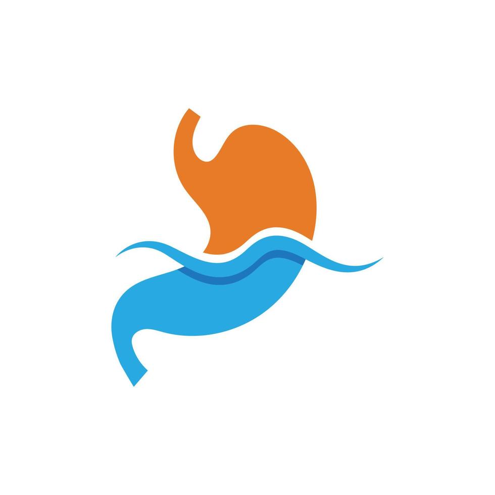 stomach care icon designs vector