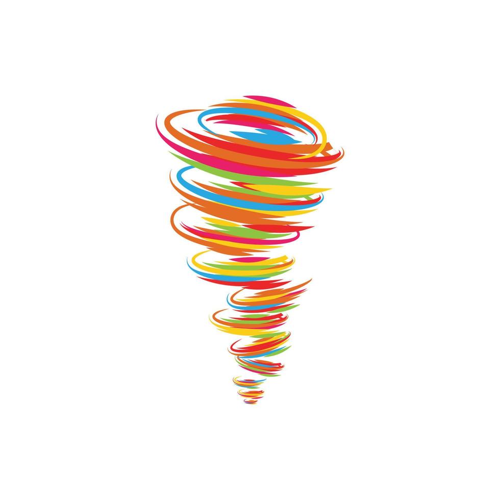 Tornado symbol vector illustration