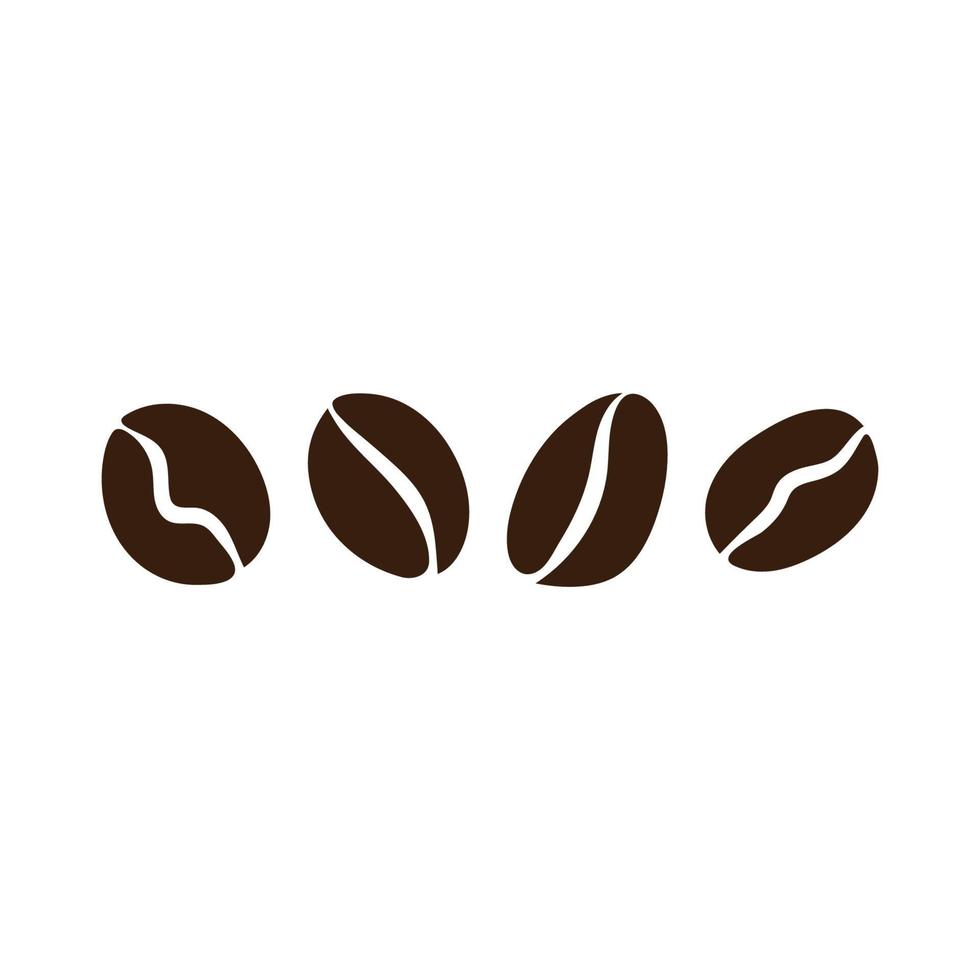 coffee bean icon vector
