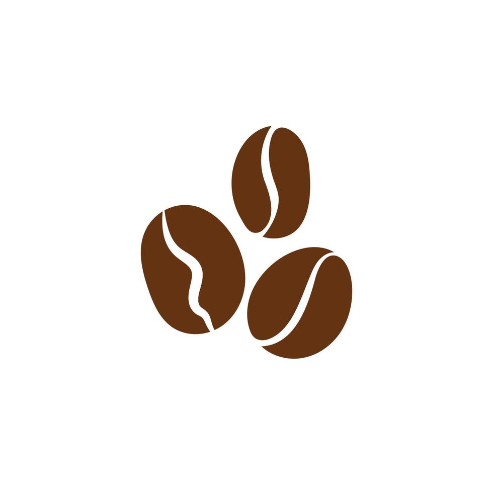 coffee bean icon vector