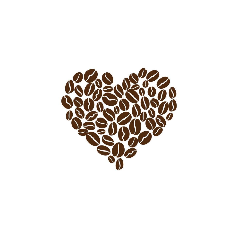 coffee bean icon vector