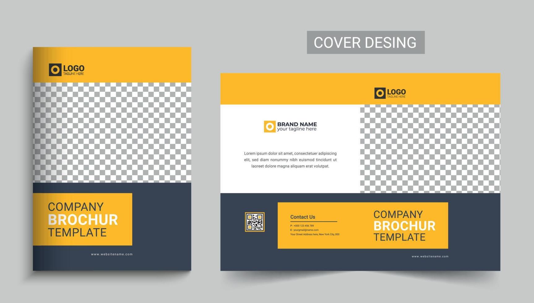 Corporate business company profile brochure Cover Design template, Annual Report, Magazine, Poster, Business Presentation, Portfolio, Flyer, Banner, Cover vector