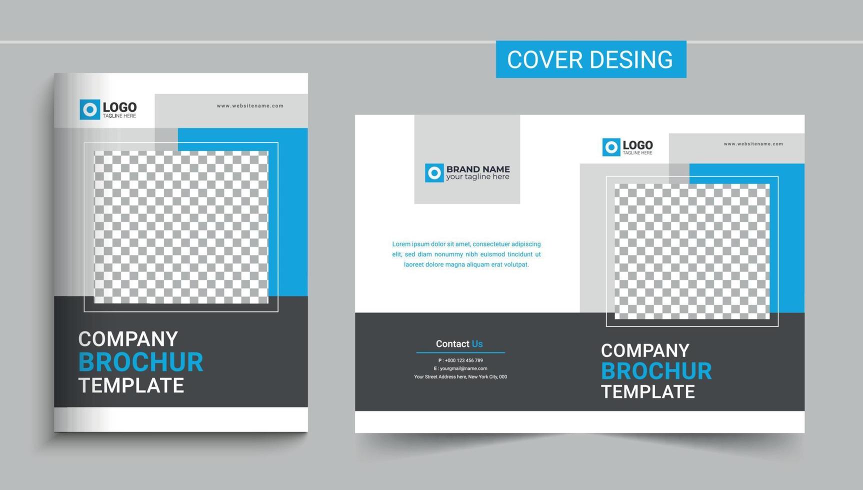 Corporate business company profile brochure Cover Design template, Annual Report, Magazine, Poster, Business Presentation, Portfolio, Flyer, Banner, Cover vector