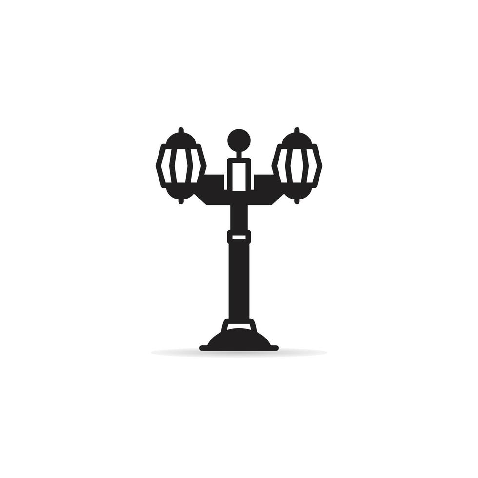 street lamp icon vector illustration