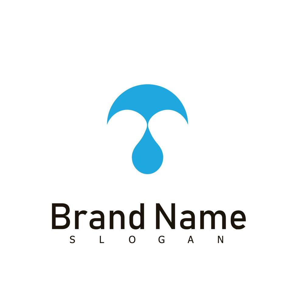 umbrella logo design symbol vector