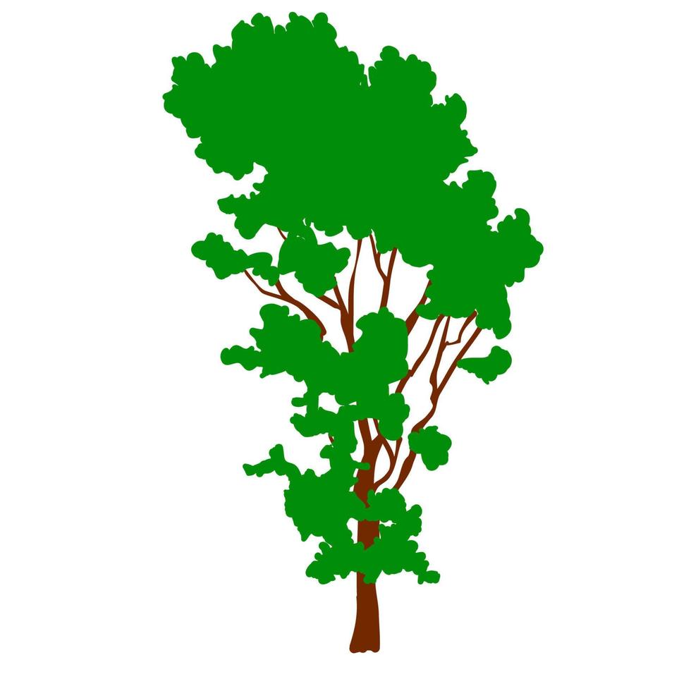 Green tree icon vector