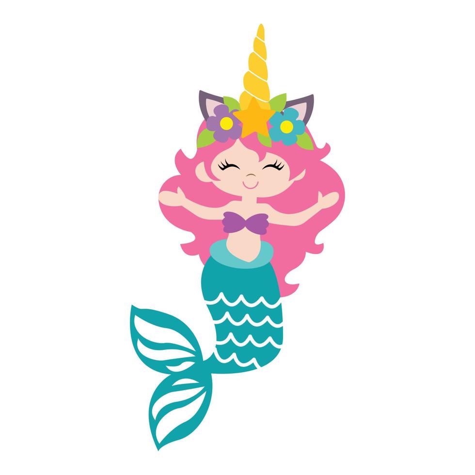 Mermaid Sublimation Cricut Vector