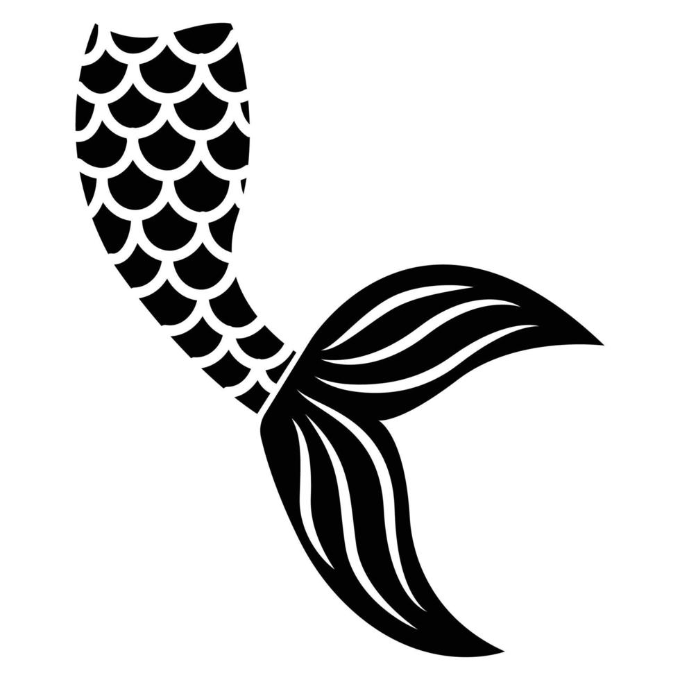 vector de cricut de sublimación de cola de sirena