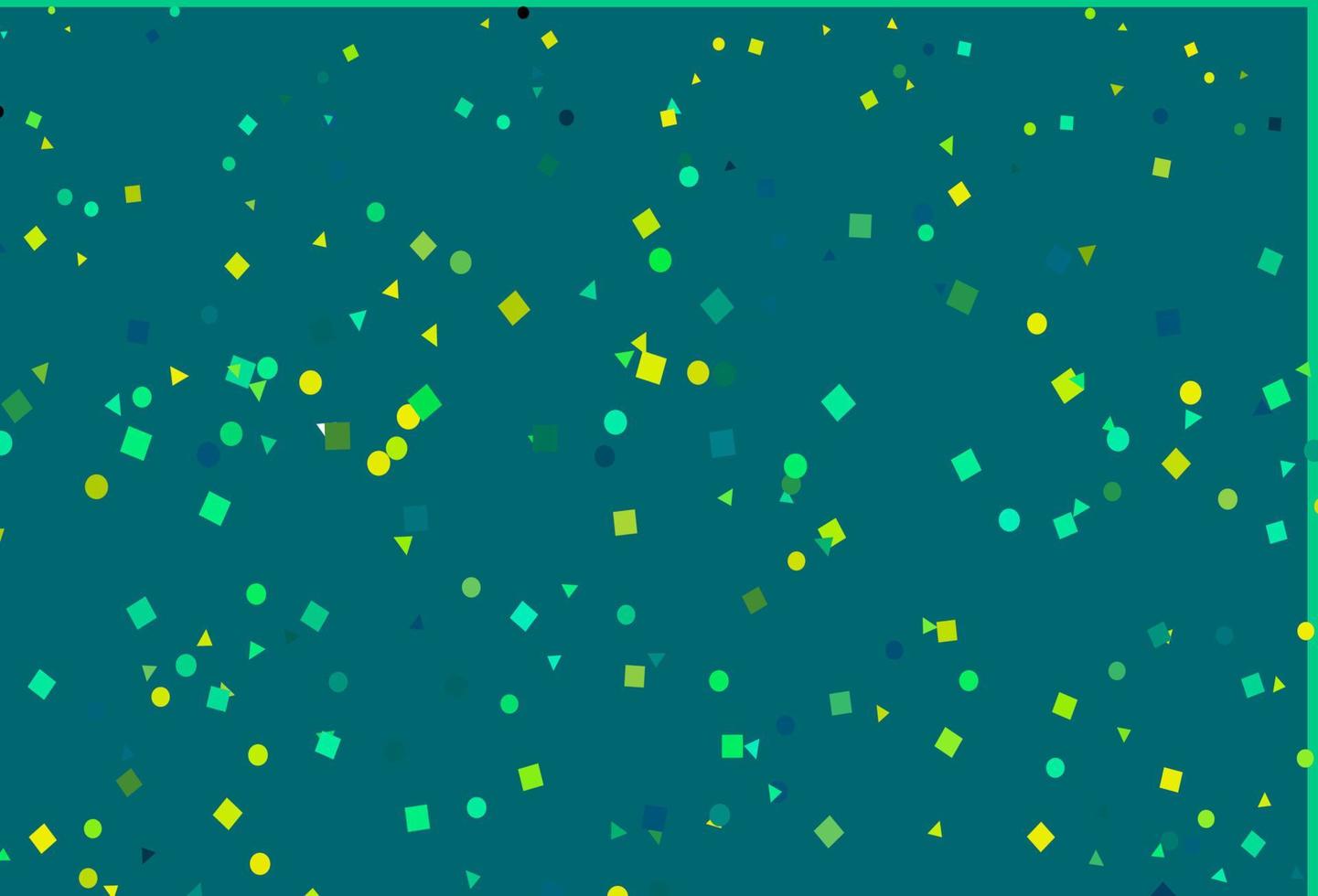 Light Green, Yellow vector backdrop with lines, circles, rhombus.