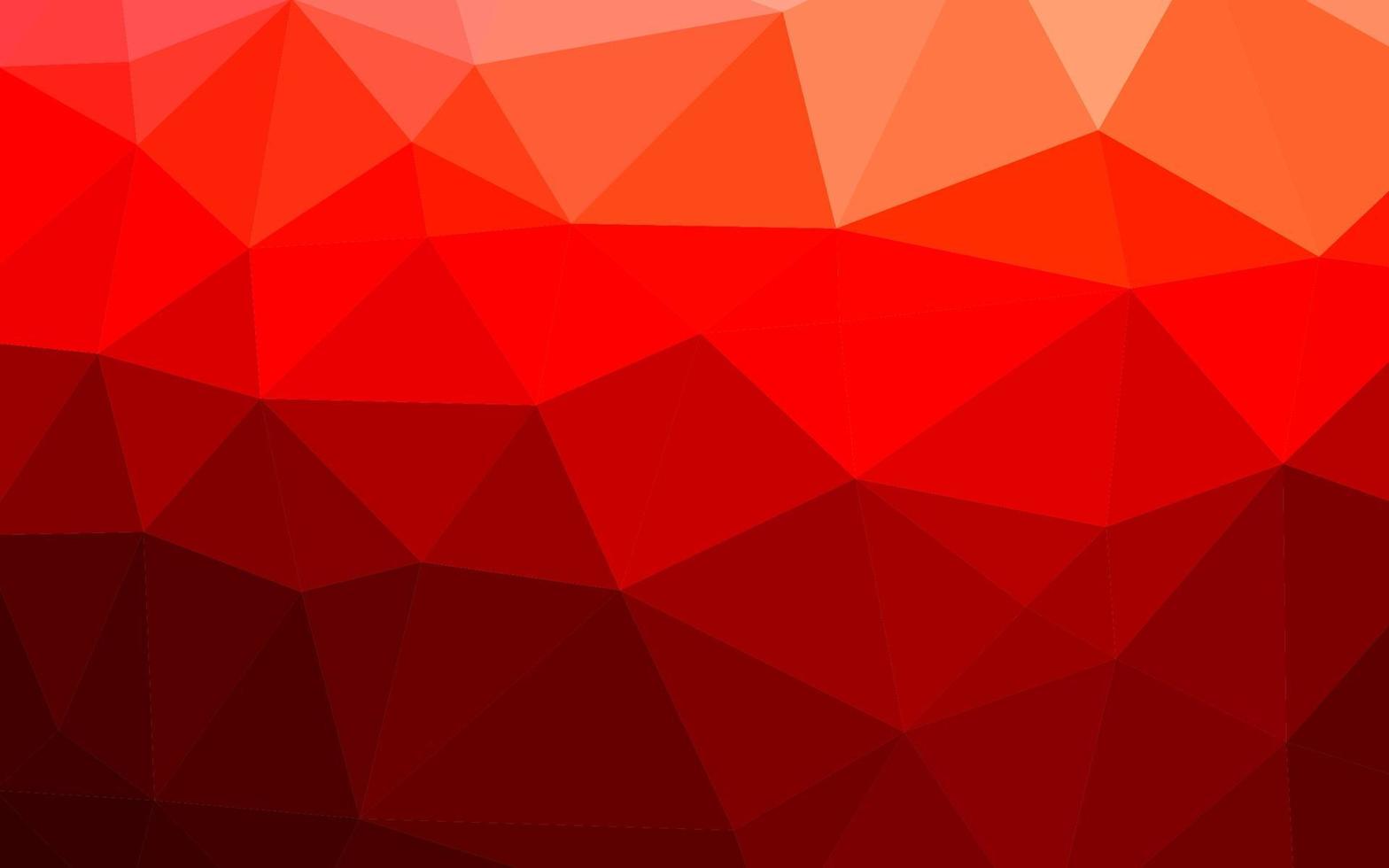 Light Red vector polygonal template.