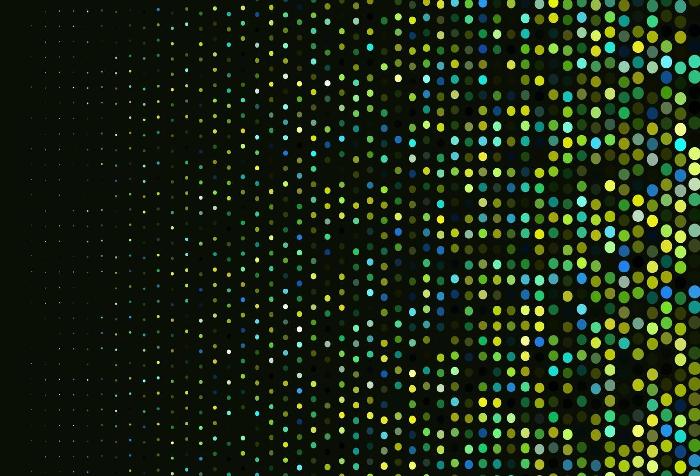 Dark Green, Yellow vector pattern with spheres.