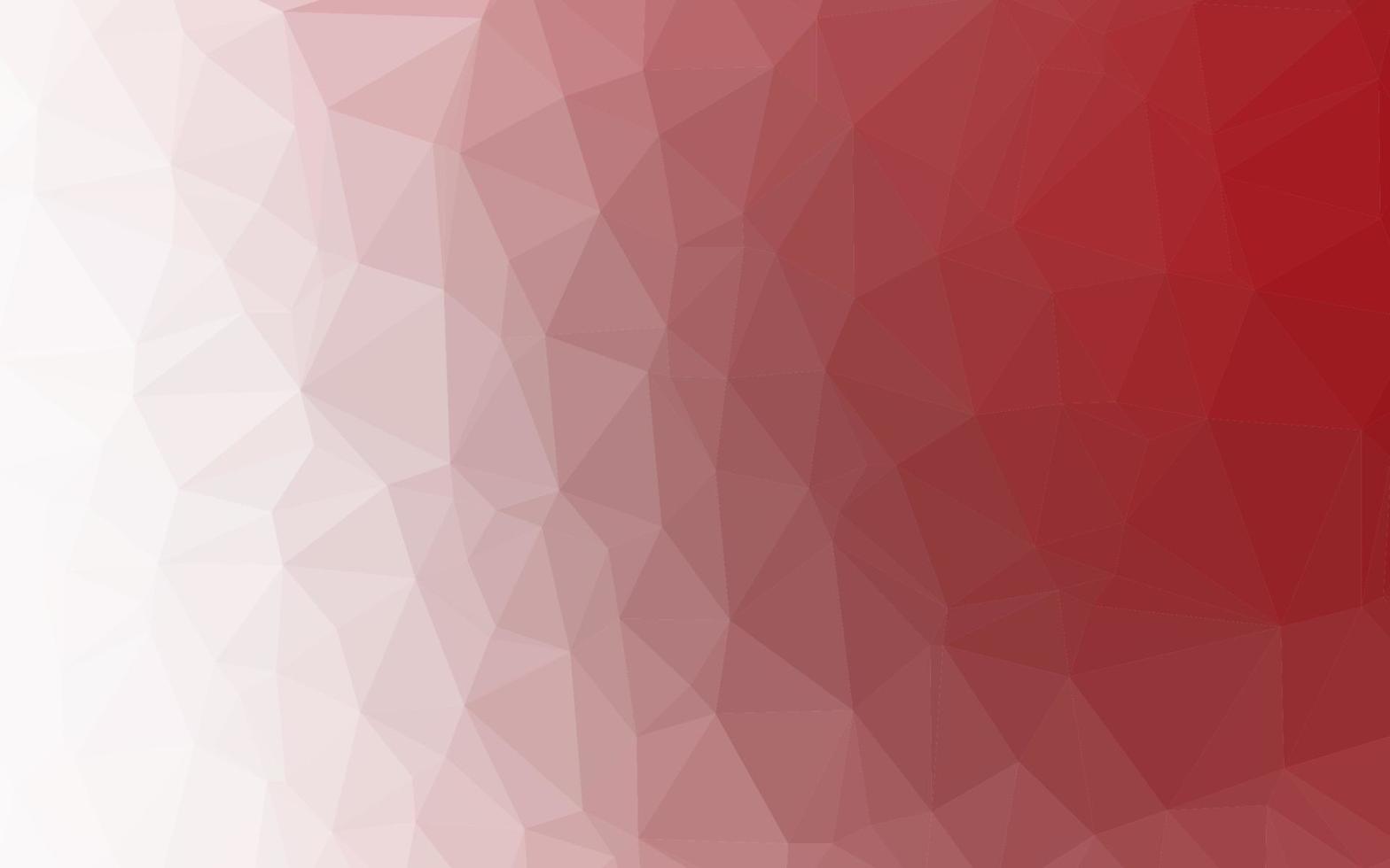 Light Red vector abstract polygonal texture.