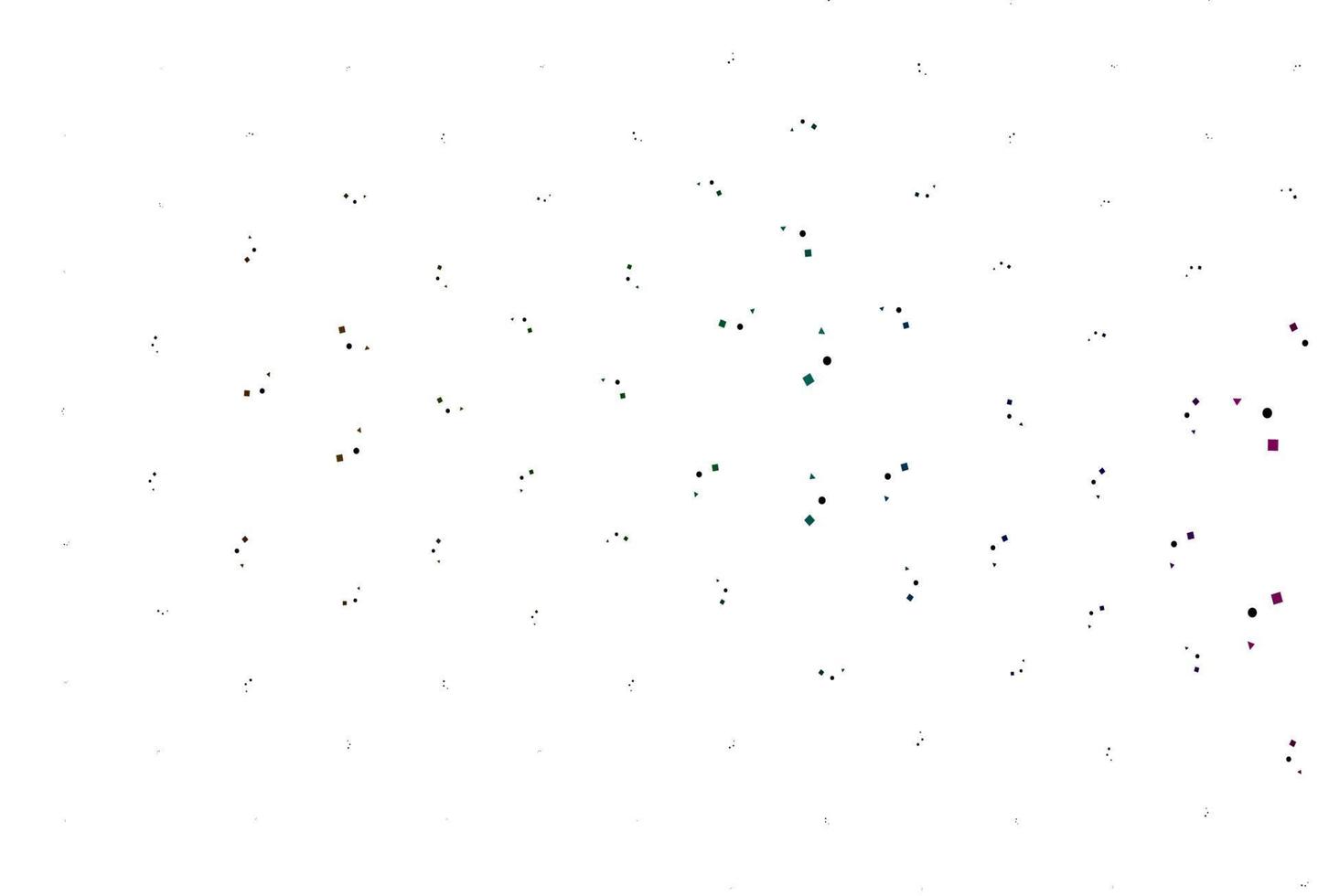 Light Multicolor, Rainbow vector texture in poly style with circles, cubes.