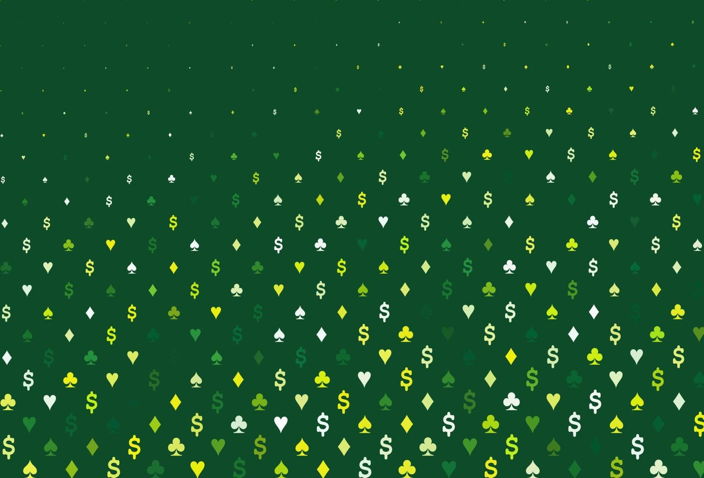 Light green, yellow vector layout with elements of cards.
