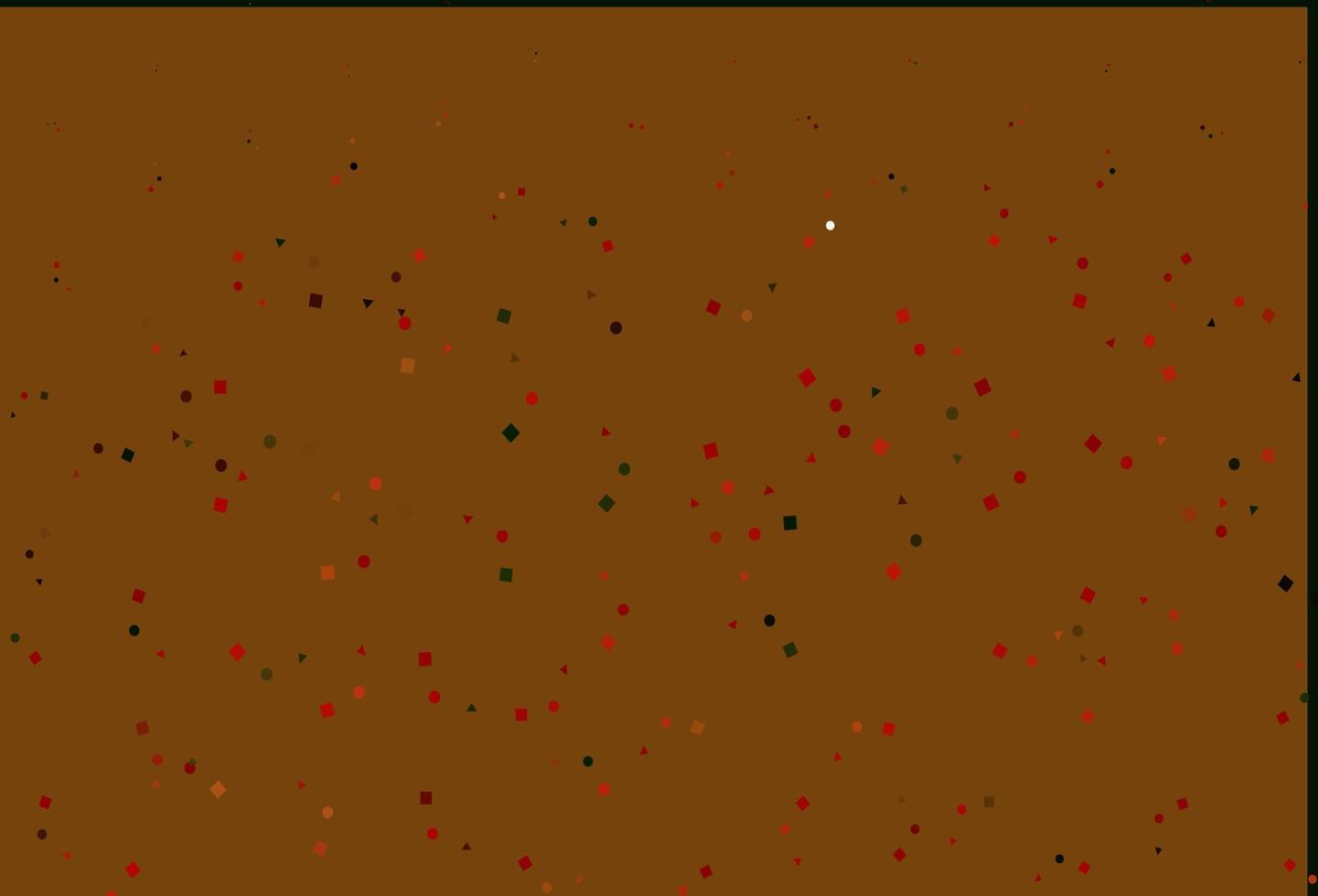 Light Green, Red vector texture in poly style with circles, cubes.