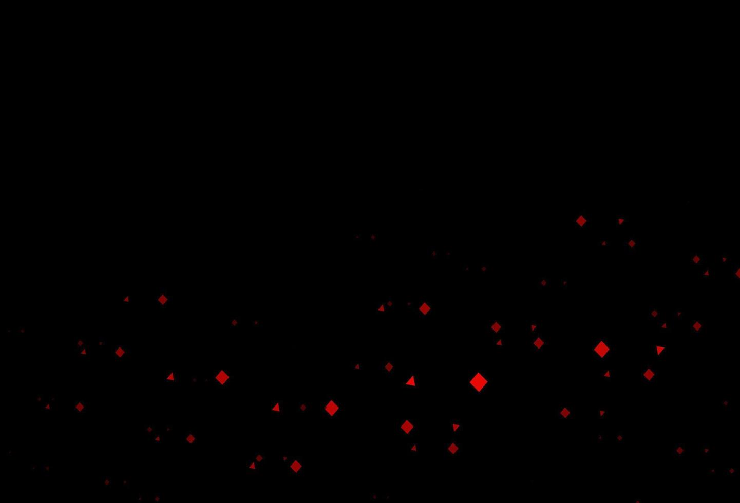 Dark green, red vector texture in poly style with circles, cubes.